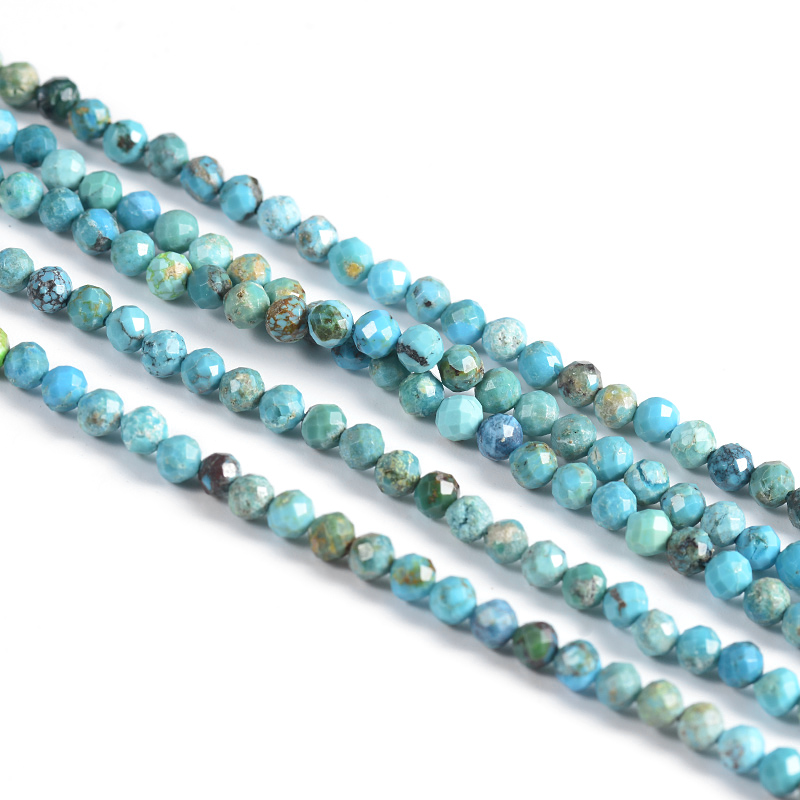 Turquoise Faceted Round Beads,Hubei Turquoise