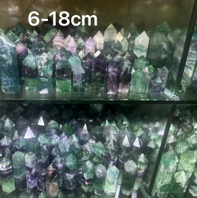 Fluorite Obelisk(Pillar) 6-18 cm, AB Grade