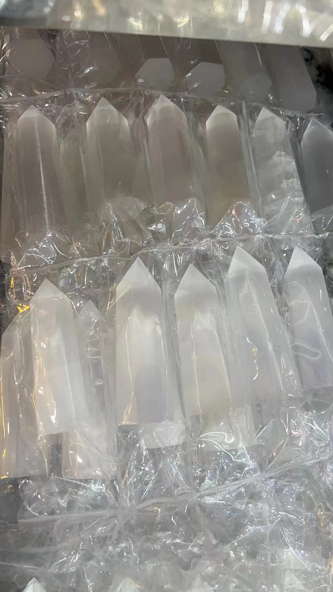 Selenite Obelisk(Pillar),Sizes 2-3 cm X 6-8 cm