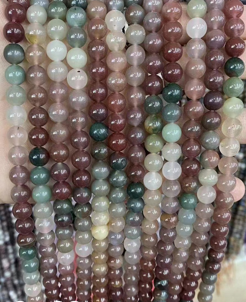 Yuanyan Agate Round Beads