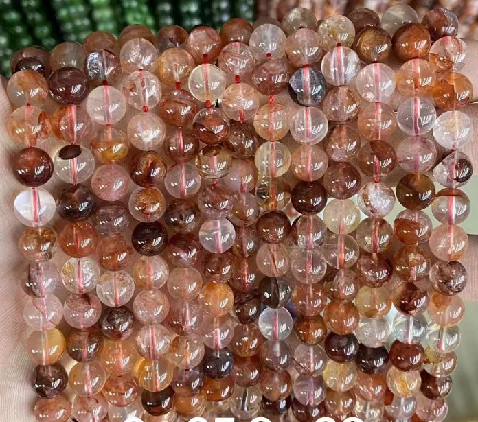 Red Monite(Himalayan) Round Beads