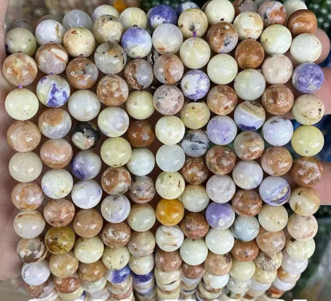 Purple Opal Round Beads