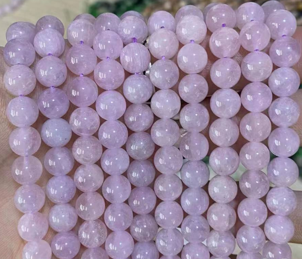 Madagascar Rose Quartz Round Beads, A Grade