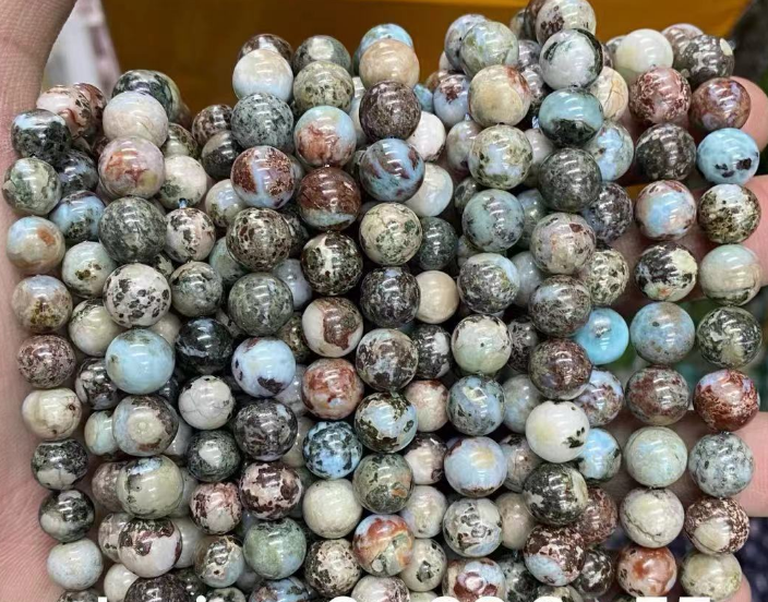 Larimar Round Beads