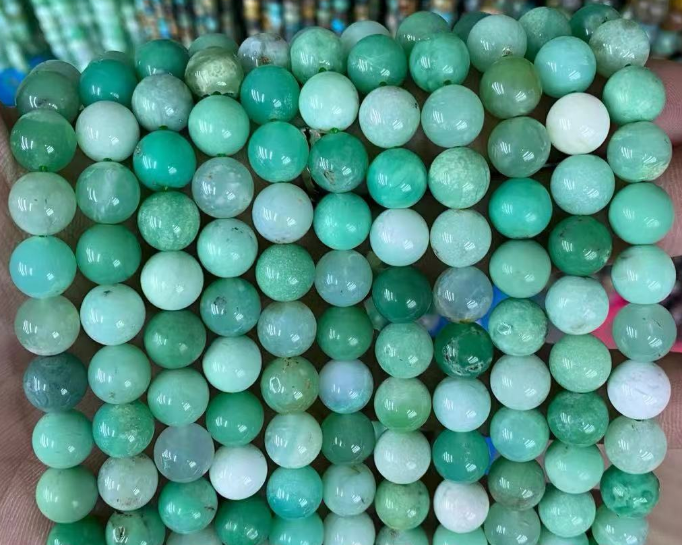 Chrysoprase Round Beads,AA Grade