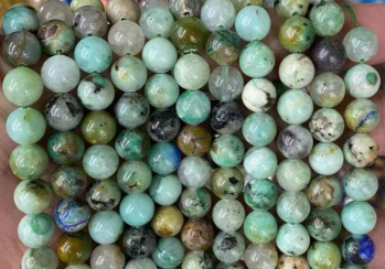 Chrysoprase lapis Round Beads