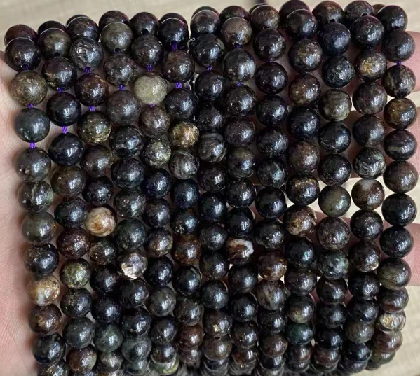 Biotite Round Beads