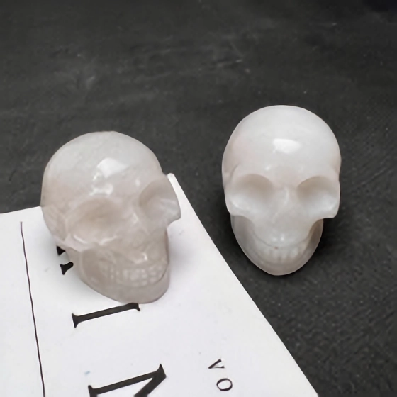 White Jade Skull