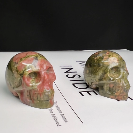 Unakite Skull