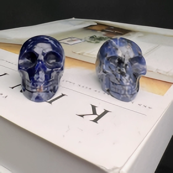 Sodalite Skull