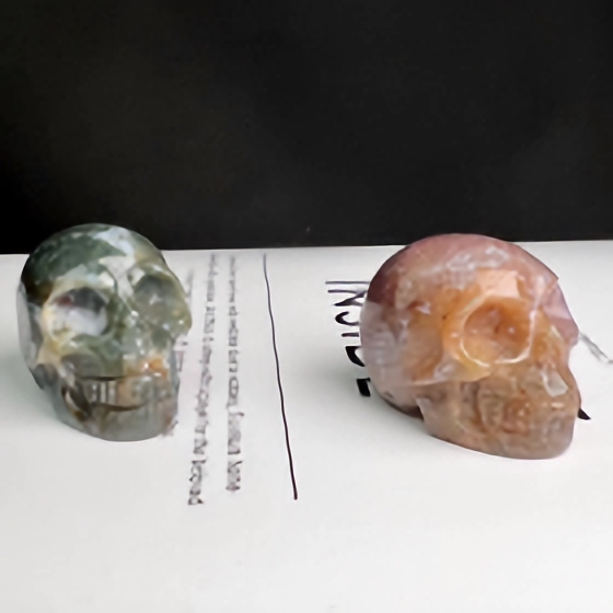 Indian Agate Skull