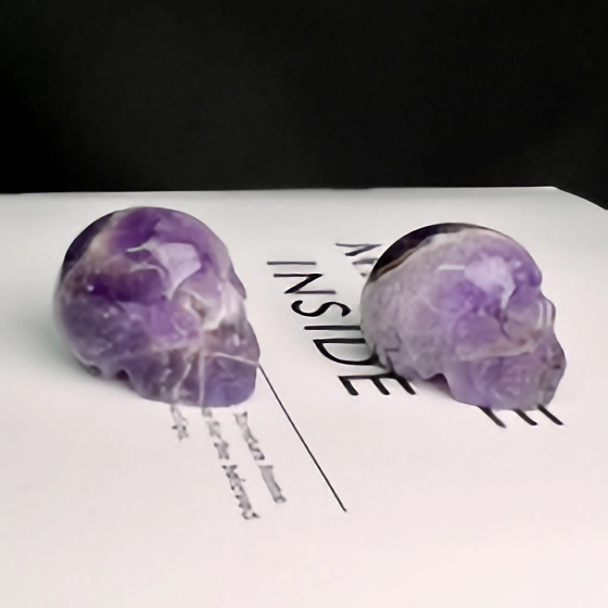 Amethyst Skull 