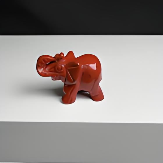 Red Jasper Elephant