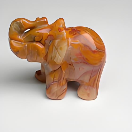 Crazy Agate Elephant 