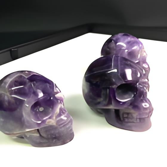 Amethyst Skull