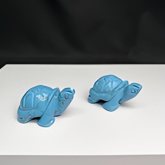 Blue Turquoise(Synthetic) Turtle