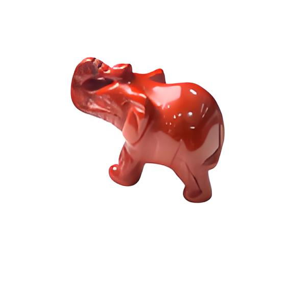 Red Jasper Elephant