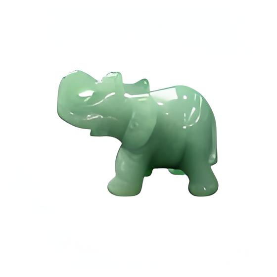 Green Aventurine Elephant