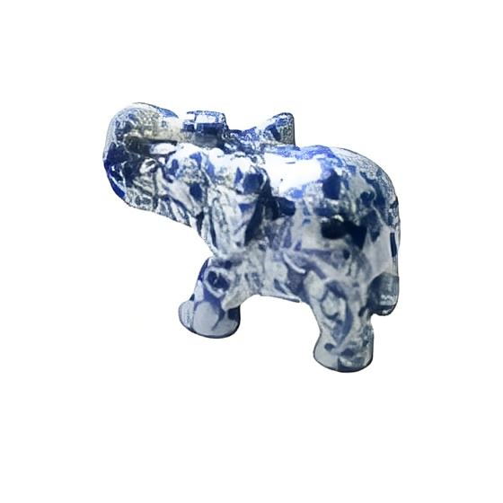 Blue Spot Jasper Elephant