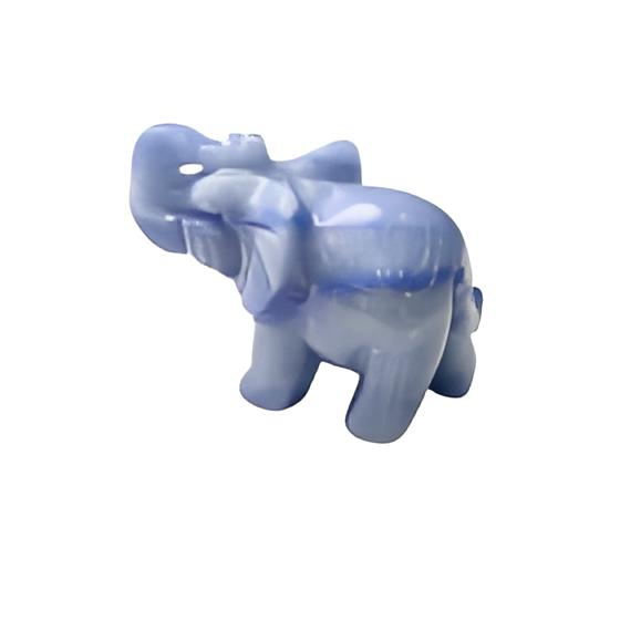 Blue Aventurine Elephant