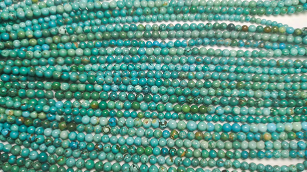 Turquoise Round Beads,A Grade,5-6mm