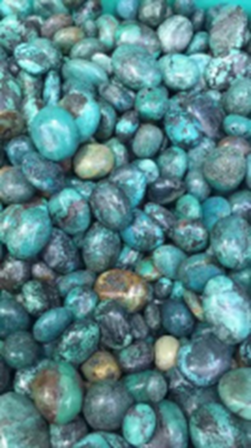 Turquoise Flat and Oval C Grade