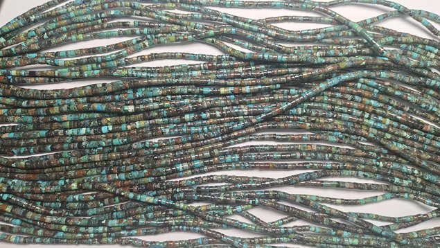 Turquoise Heishi,2.5-3.5mm