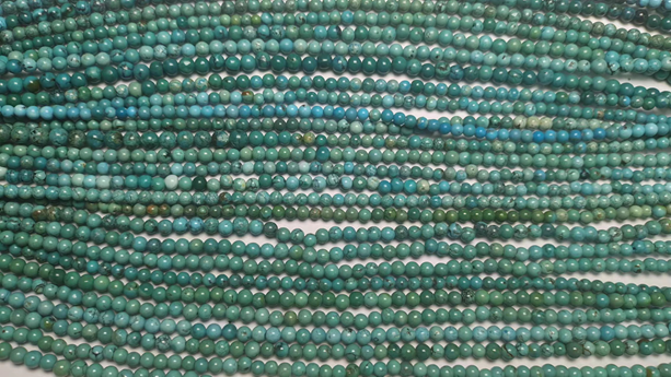 Turquoise Round Beads,A grade,4-5 mm 