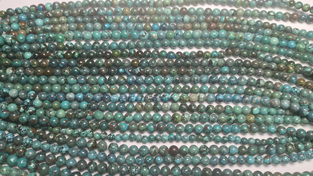 Turquoise Round Beads,B Grade, 7-8 mm