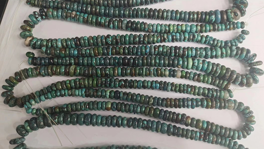 Turquoise Gradual Abacus Beads