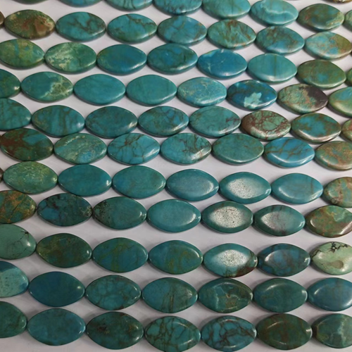 Turquoise Rhombus Beads