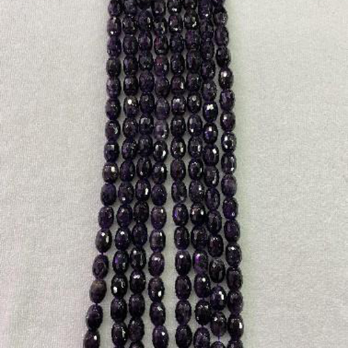 Amethyst Faceted Barrel Shape Beads A+ Grade