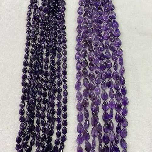 Amethyst Teardrop Beads A+ Grade